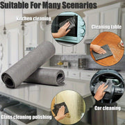 Glass Wipe Cloth Set of 5 Microfiber Cleaning Towels for Windows Mirrors Kitchen Bathroom