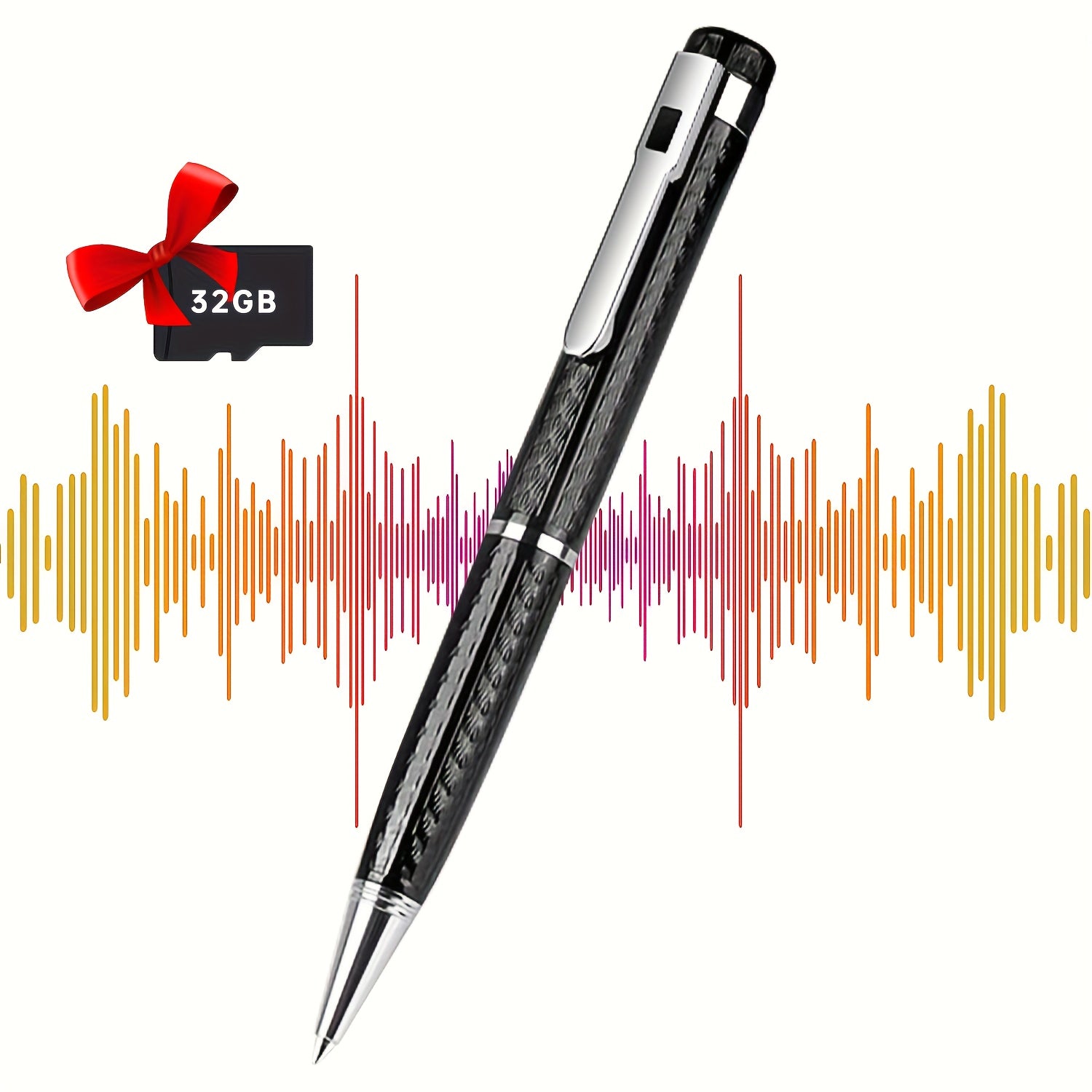 Digital Voice Recorder 64GB 32GB Noise Reduction Rechargeable Voice Activated