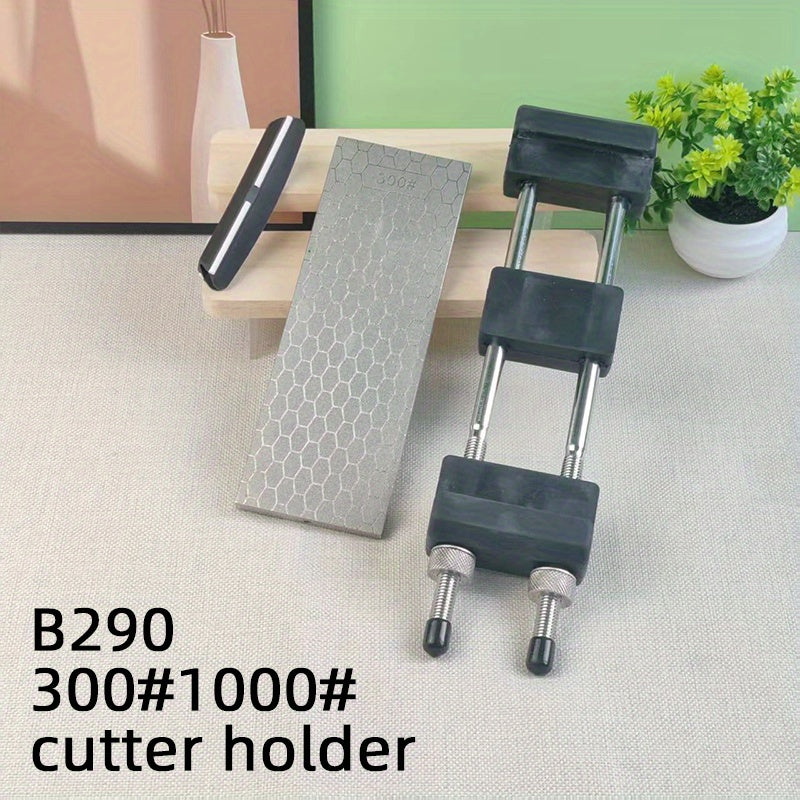 Aniq kesish uchun qattiq burchak tutgichi va asal honeycomb qirqish yuzasi bilan mustahkam pichoq silliqlash qurilmasi.