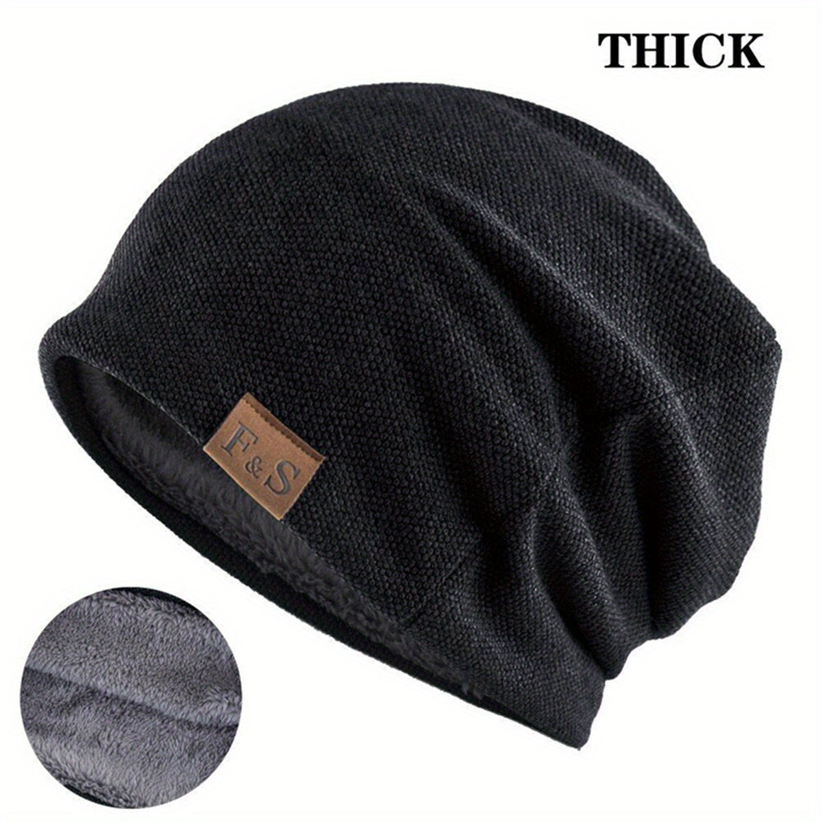 Soft Knitted Beanies in Solid Colors for Men and Women Spring Gift