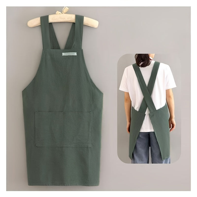 Unisex Canvas Apron Without Tie Straps 100% Woven Canvas 175gsm