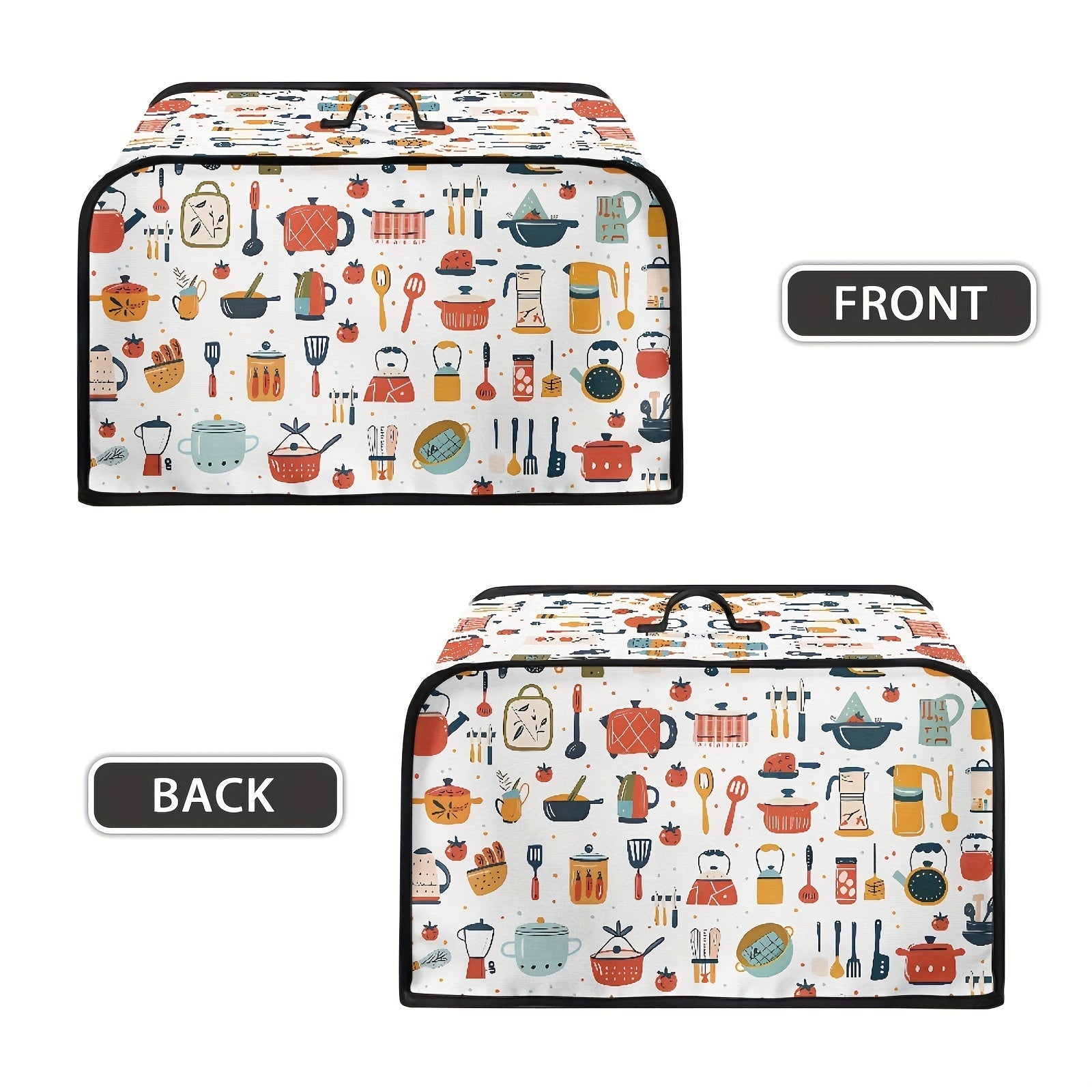 Kitchen Utensil Cover for Crockpot 6-8 Quart Stain-Resistant Dust Protector with Handle