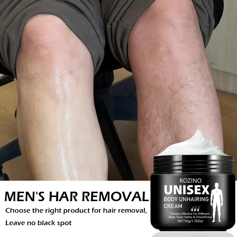 ROZINO Soch Olish Kremi, 50g - Tez Ta'sirli, Qolgan Qismisiz, Terini Darhol Yumshatadi, Parabenlarsiz, Barcha Teri Turlari Uchun