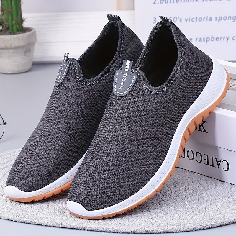 Men's Breathable Fabric Slip-On Loafers Casual Summer Shoes