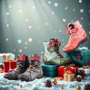 Women's Ankle Boots Lace-Up Winter Shoes Cow Leather Microfiber Sole