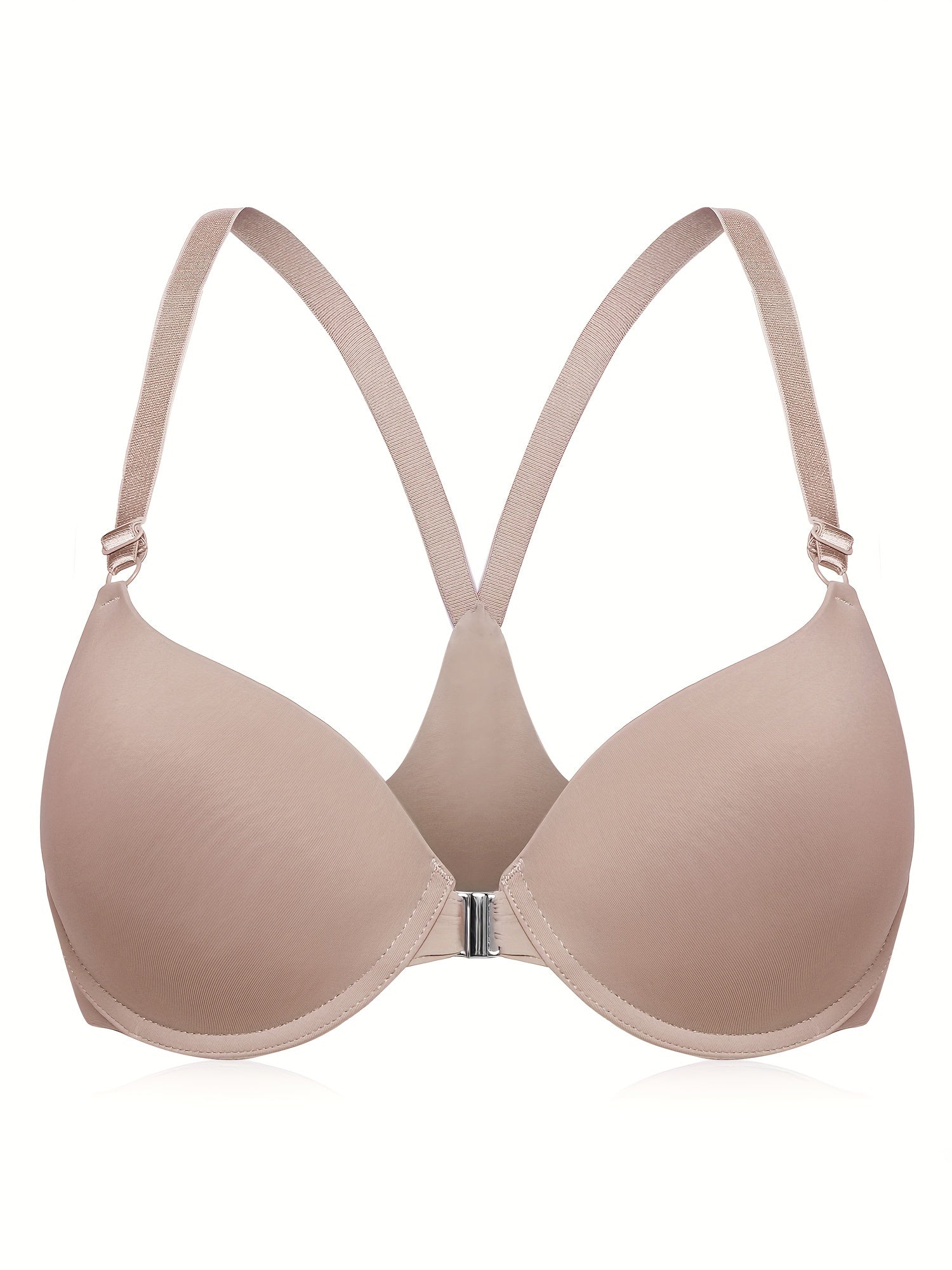 Women's Push-Up Bra Comfortable Front Buckle Lingerie for Everyday Wear