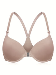 Women's Push-Up Bra Comfortable Front Buckle Lingerie for Everyday Wear