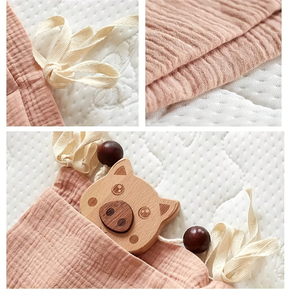 Multi-Functional Hanging Diaper Caddy Storage Bag with COZYPANDA Print Nursery Organizer for Diapers and Accessories