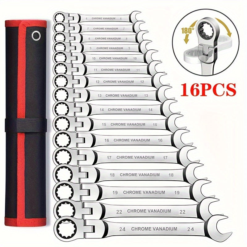 Universal Ratchet Wrench Set with Manual Car Repair Tools