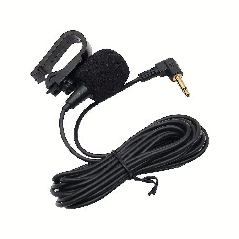 Wired Car Microphone with 3.5mm Clip Jack for Streaming and Audio Systems