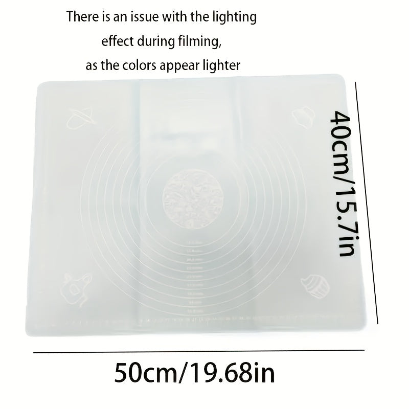 Silicone Baking Mat 70x50cm Non-Stick Non-Slip BPA-Free for Baking Pastry Pizza Cake