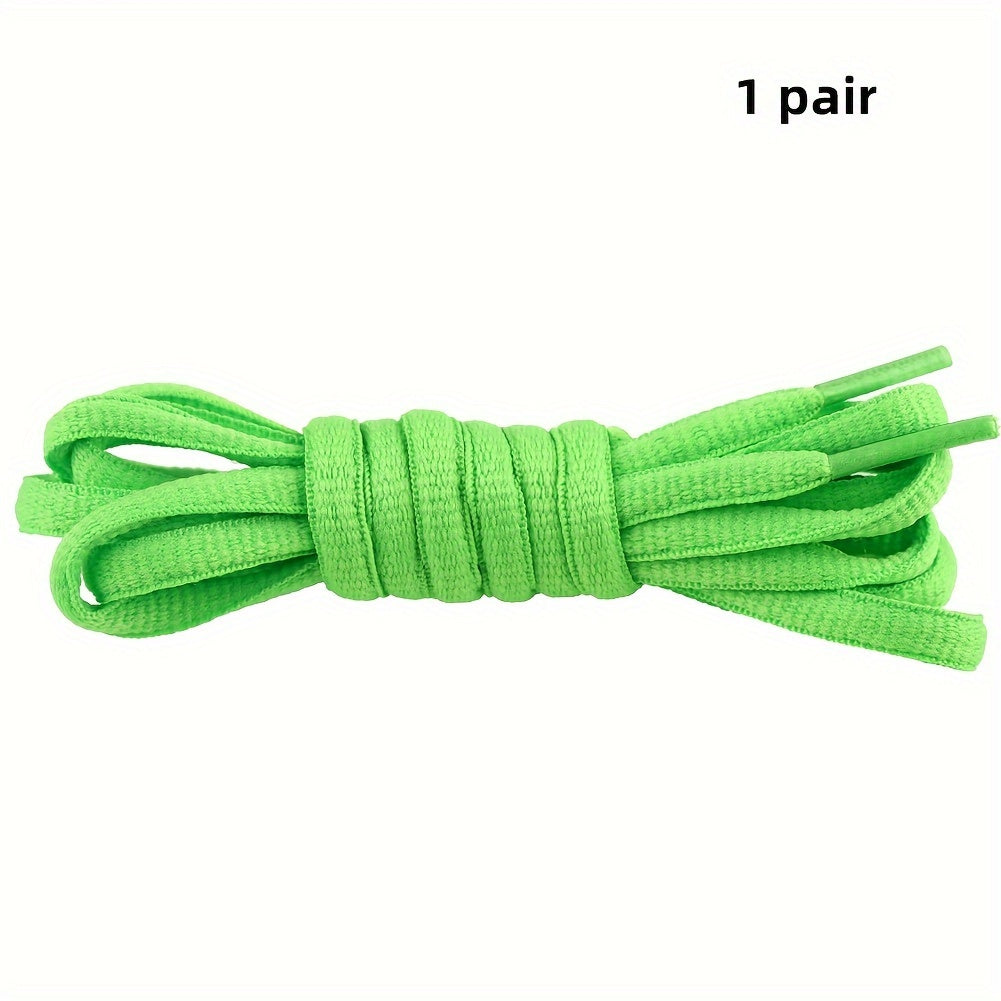 Unisex Classic Nylon Half Round Shoelaces for Sneakers 100cm-120cm