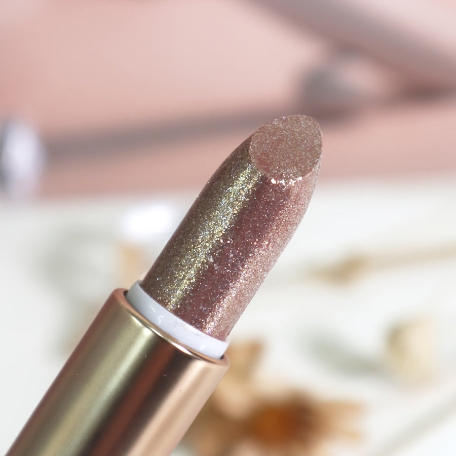 Женская перламутровая помада Chewy Golden Metallic Glitter для ежедневного макияжа