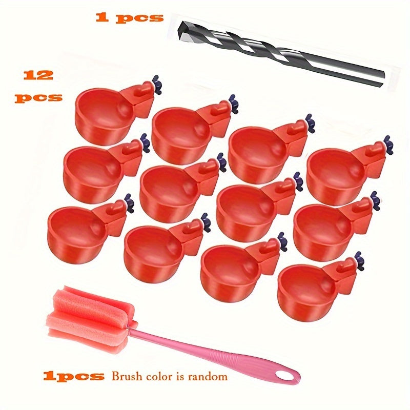 O'z-o'zini to'xtatuvchi dozator bilan avtomatik tovuq suv beruvchi, mustahkam PP materialidan tayyorlangan, fermada parrandachilik uchun