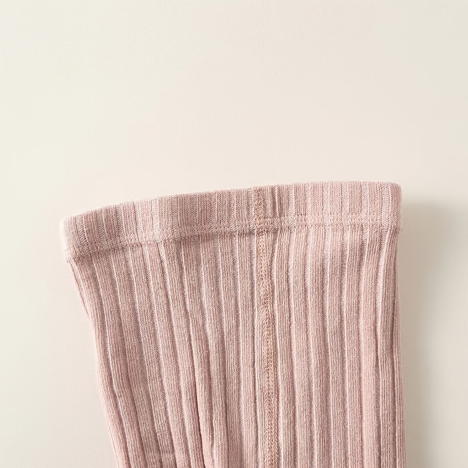 Yoshlar uchun 3-dona yumshoq paxta aralashmasidan tayyorlangan bowknot kolgotkalar, iliq, nafas oladigan va chiroyli chiziqli kolgotkalar.