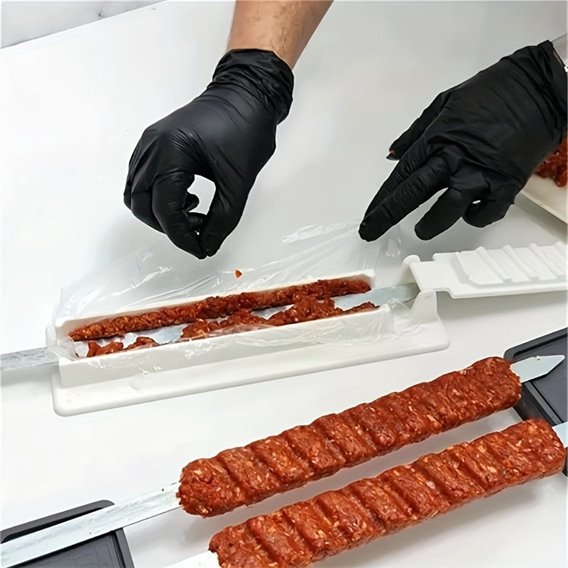 Multifunctional Kebab Press Machine for Skewers Durable ABS Plastic Manual