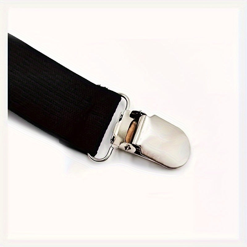 Adjustable Elastic Bed Sheet Fasteners for Fitted and Flat Sheets