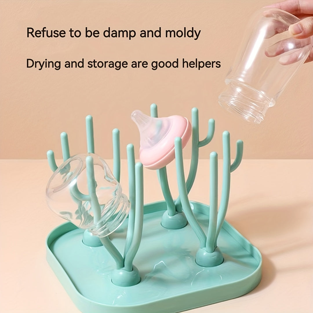Baby Bottle Drying Rack with Removable Design for Bottles and Pacifiers