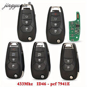 Car Remote Fob Black Ergonomic Design for Keyless Entry, Alarm, Start
