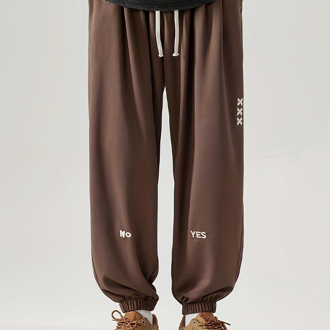 Men's Loose Fit Jogger Pants for Spring and Autumn Plus Size Casual Sportswear