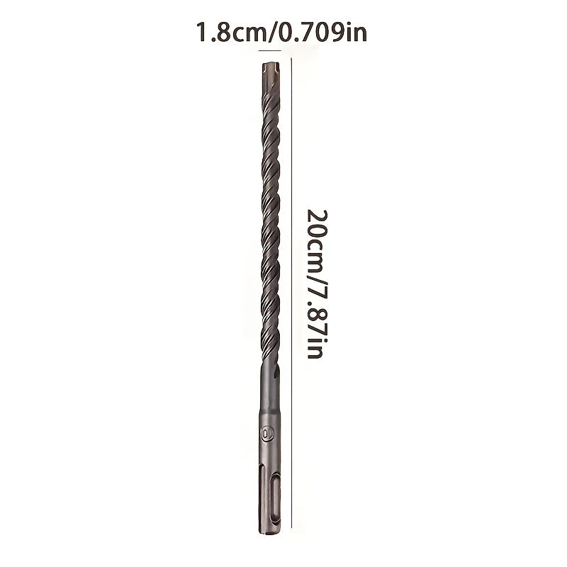 6-16mm Carbide Tip Hammer Drill Bit for Concrete Masonry 200mm