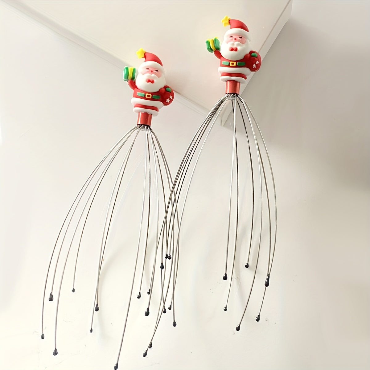 Metal Head Massager Octopus Design Deep Tissue Scalp Massage Tool Portable for Home Travel
