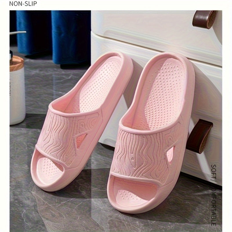 Ayollar uchun EVA slayd sandalki, yengil pushti, ochiq barmoqli, kundalik qulaylik