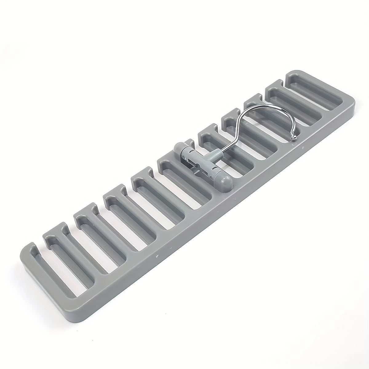 Multifunctional Storage Rack for Belts Ties Scarves in Black and White