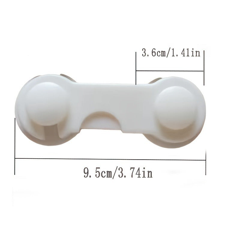 Safety Lock for Wardrobes, Refrigerator, Cabinets, Windows, Childproof Lock