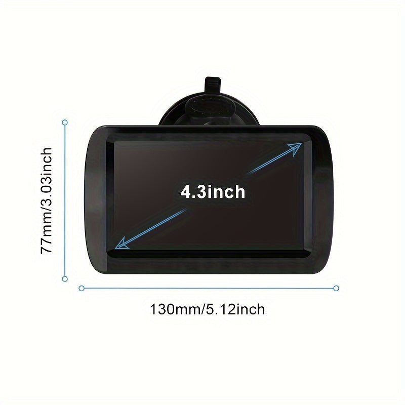 Compact HD Rearview Mirror Camera for Children Night Vision 10.92cm Rear Seat Monitor
