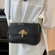 Women's Crossbody Bag PU Solid Color Large Capacity Zipper Closure for Multiple Occasions