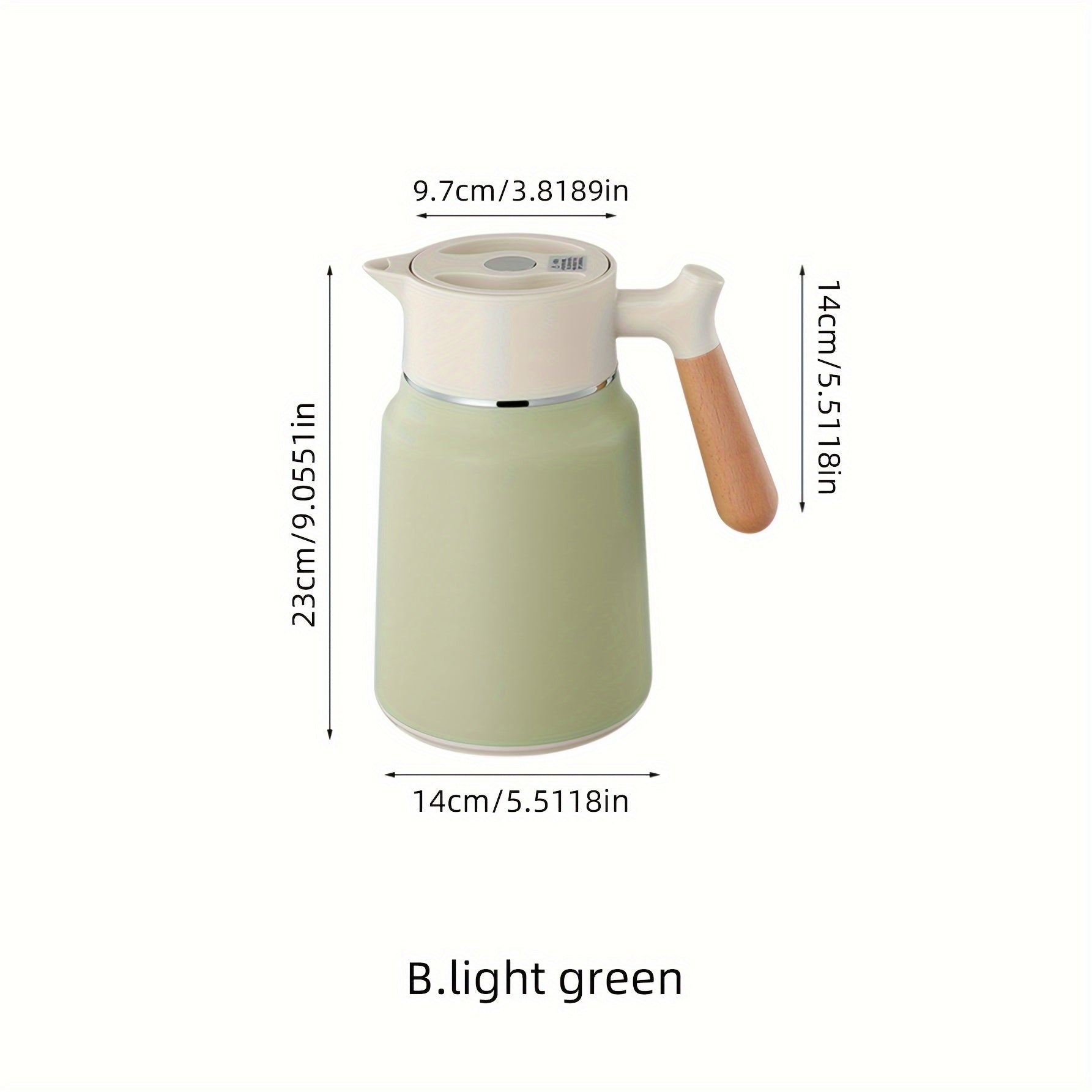 Stainless Steel 1.5L Double-Wall Vacuum Insulated Carafe Hot Water Dispenser