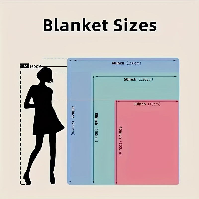 Cozy Plush Christmas Blanket for Sofa Office Camping Home Decoration