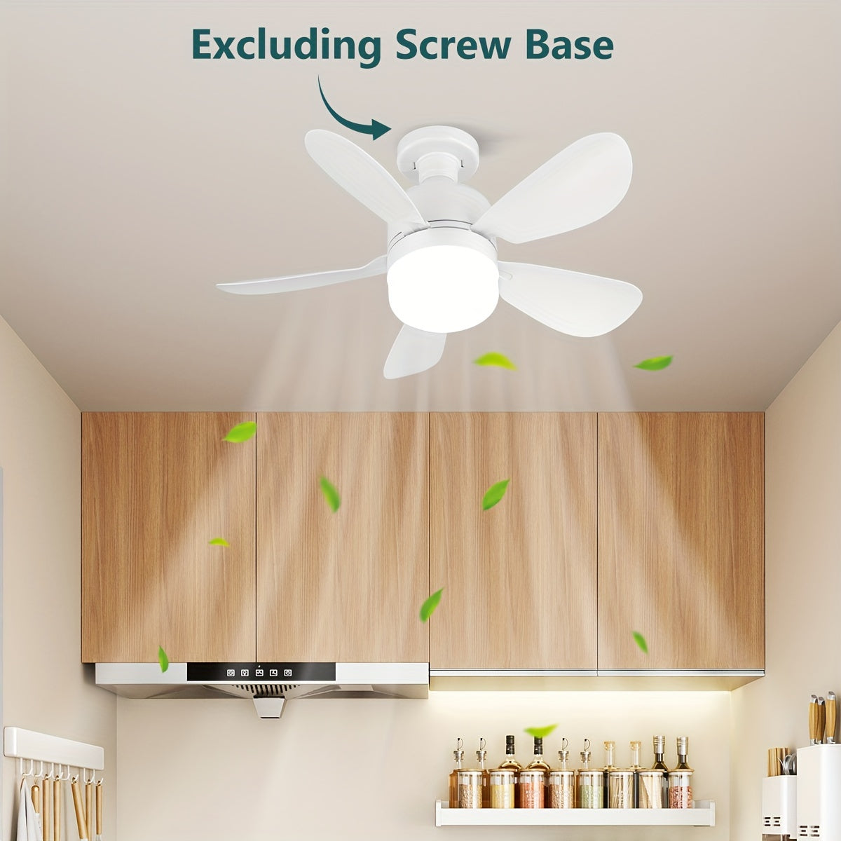 White Dual-Headbed Smart Ceiling Fan Light Two-Pack with Remote Control and Dimmer