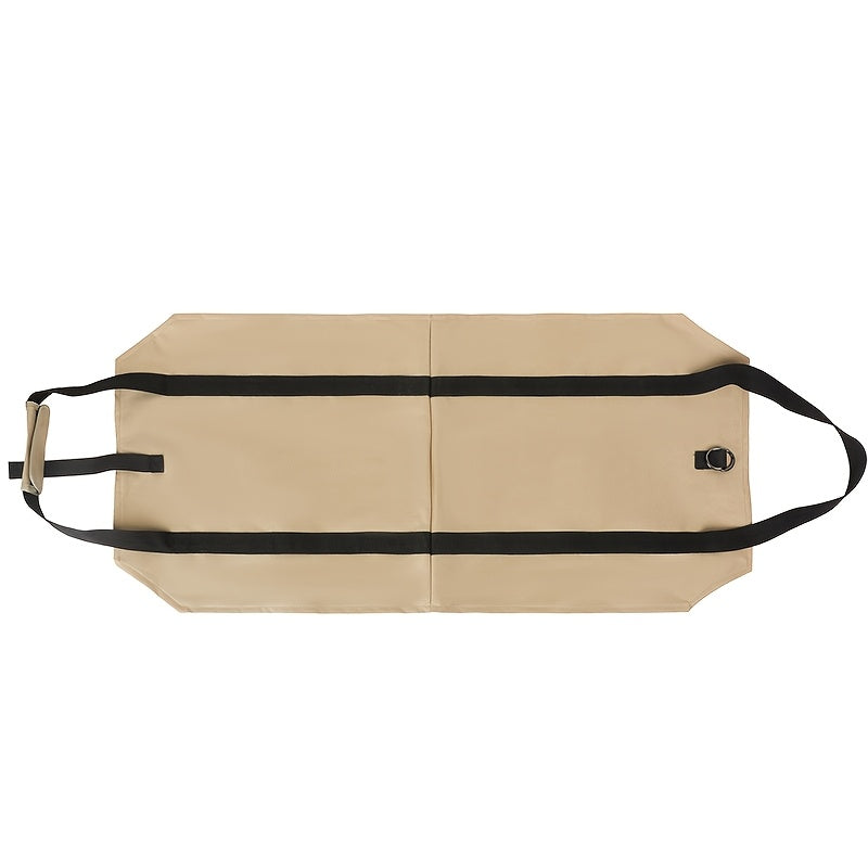 Durable PVC Firewood Carrier Bag Heavy Duty Log Tote for Camping and Firewood Transport