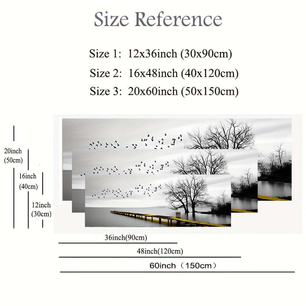 Sanoat uslubidagi ko'prik manzarasi HD kanvas rasmlari plakat - uy va ofis bezatish uchun ideal