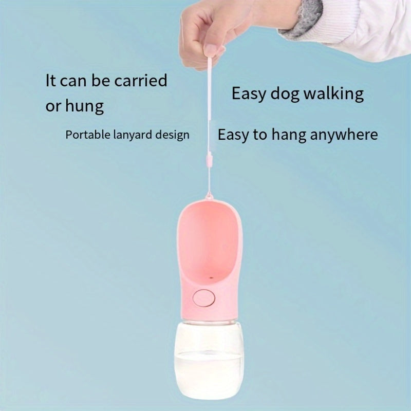 Portable Dog Water Bottle with Cup for Easy Feeding and Drinking