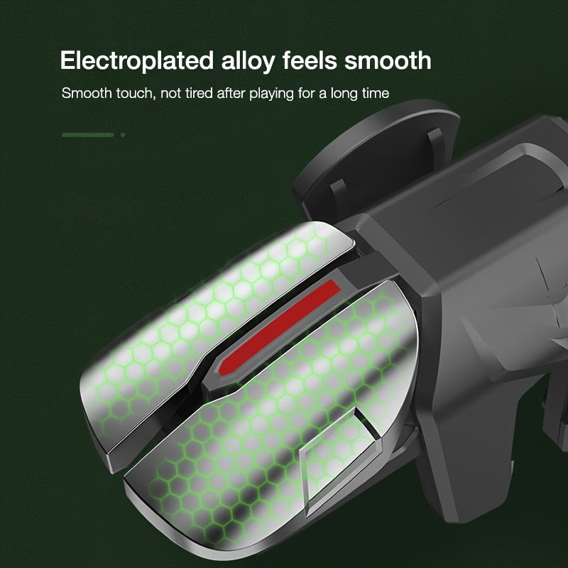 Mobile Game Controller with Assist Shooting Button for Six-Finger Operation