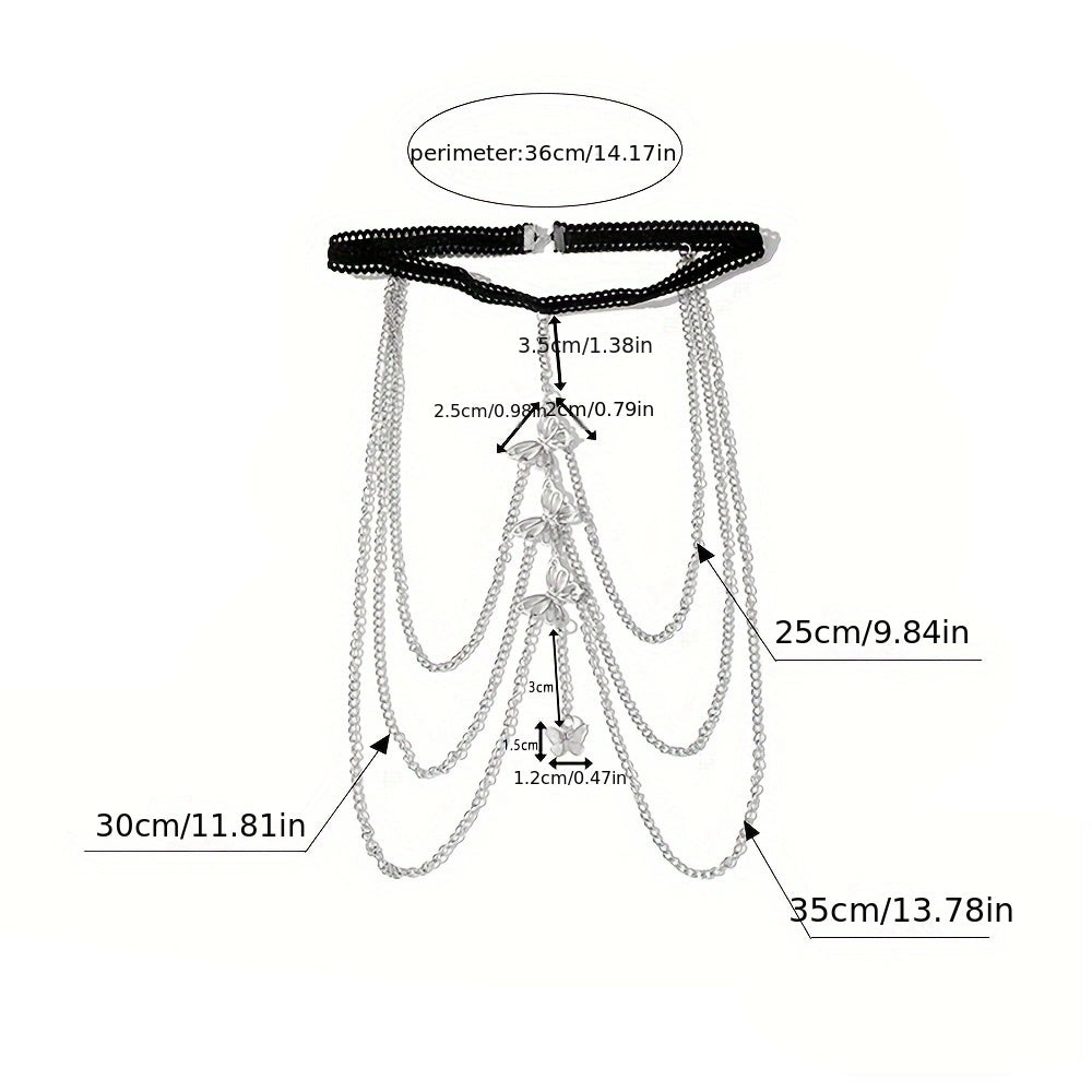 Chegaralararo Yevropa va Amerika issiq sotuvdagi sexy dantel elastik oyoq zanjiri, qush, o'rgimchak va qurt hayvon dizaynlari bilan.