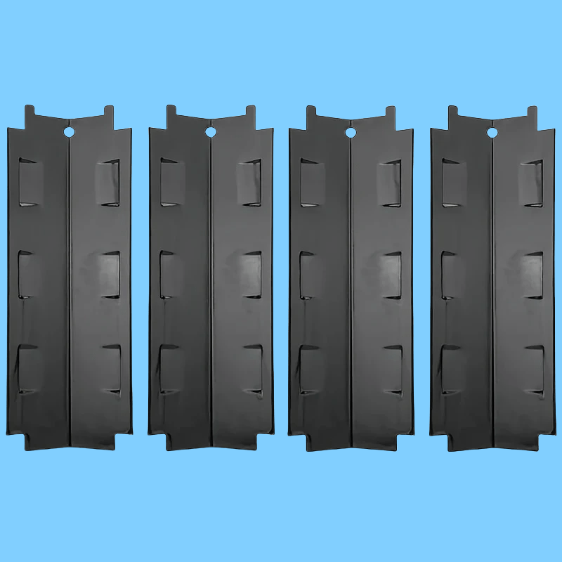 Universal Fit Ceramic Steel Grill Heat Shields for Outdoor BBQ and Griddle Cooking