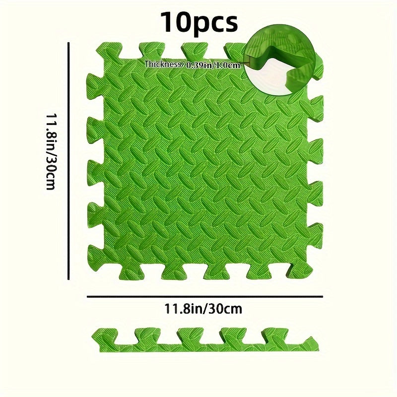 Foam Play Mats 10-Pack for Children Non-Slip Waterproof Climbing 30cm x 30cm