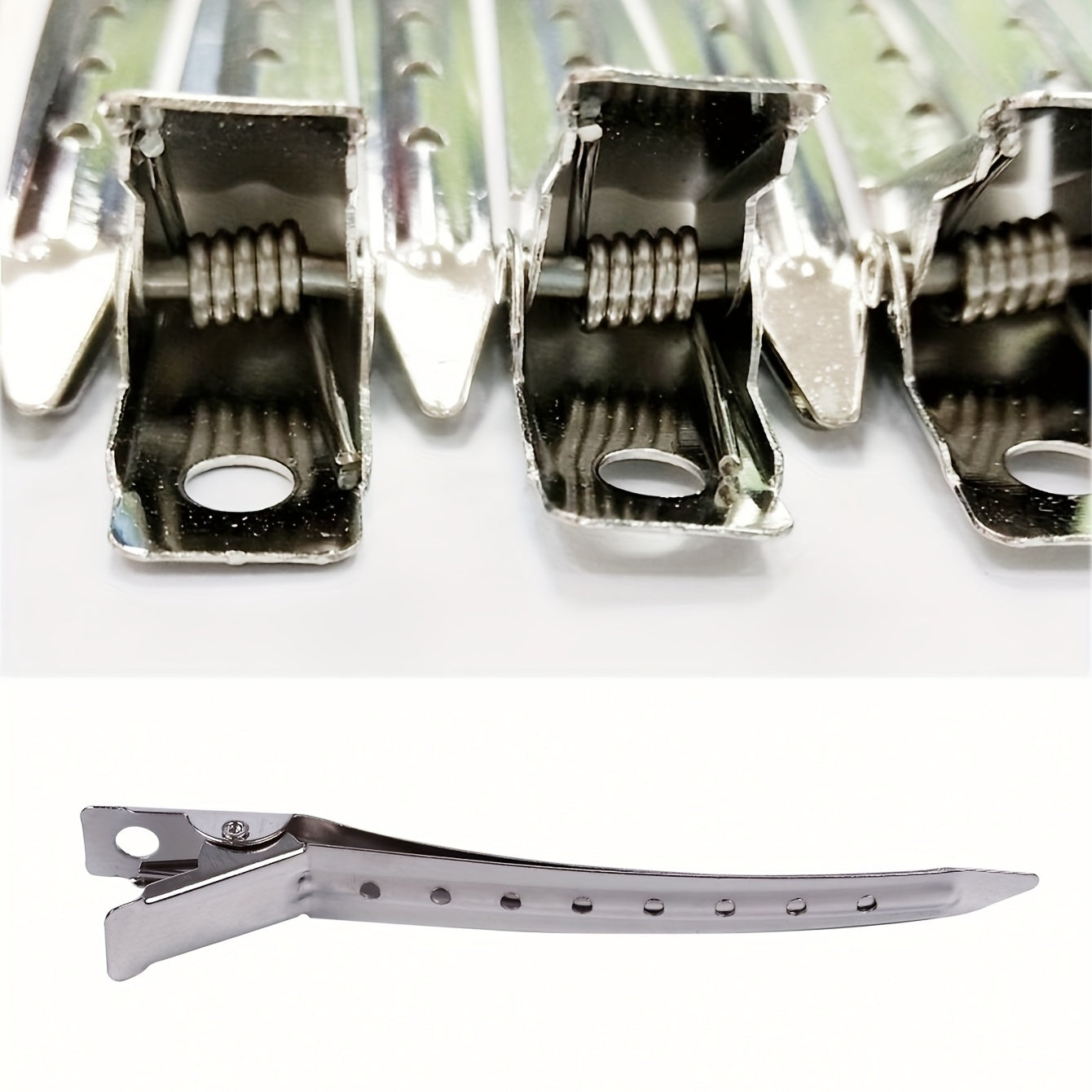 24 Pieces Hair Styling Clips for Makeup Artists and Hairdressing, Ripple and Duckbill Clips