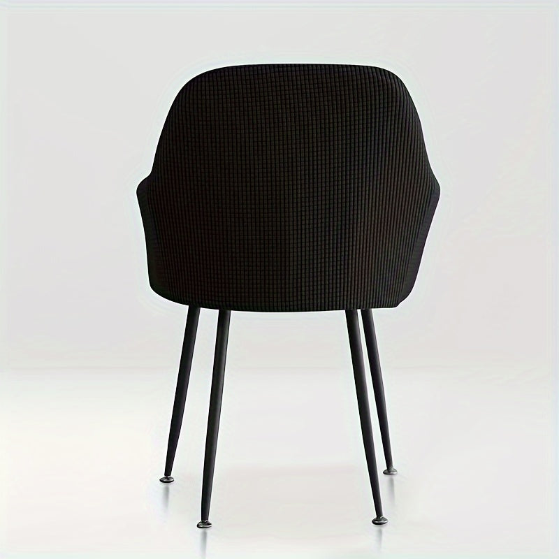 Zamonaviy uslubda yuqori qulaylik dizayni bilan cho'ziladigan mato stul qoplamasi, uy va mehmonxona ovqatlanish stullari uchun.