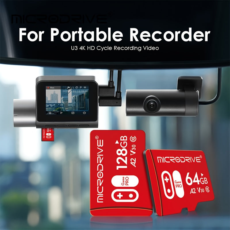 Micro SD Card 32GB 64GB 128GB 256GB U3 Class 10 with Adapter