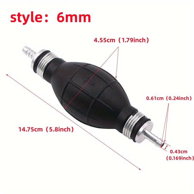 Ручная топливная насосная линия 6-12 мм резиновая алюминиевая доставка дизельного топлива и бензина