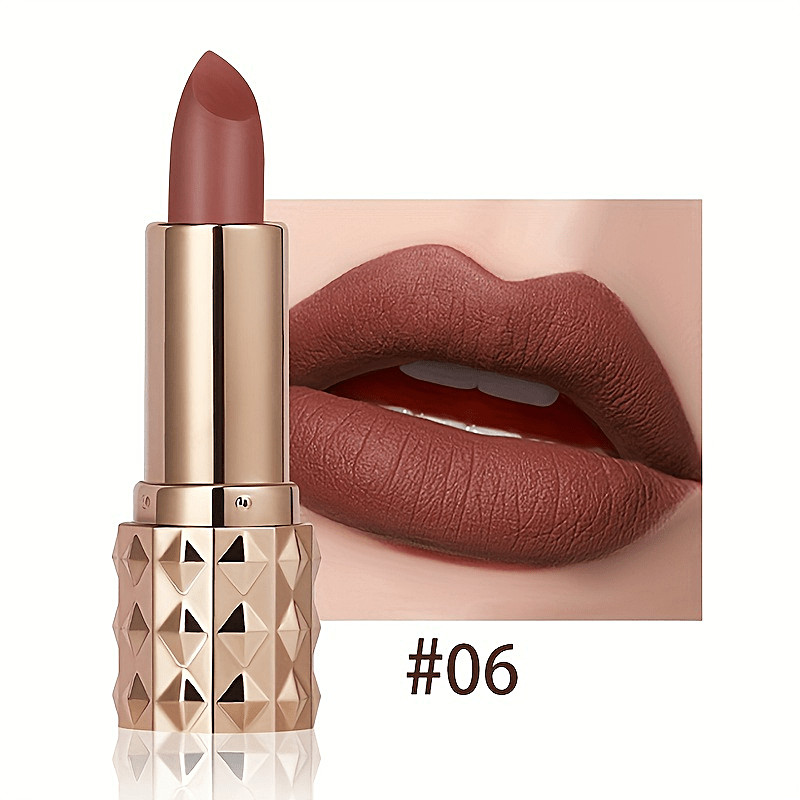 Set de labiales mate para mujer, resistente al agua, 4 colores, maquillaje de labios