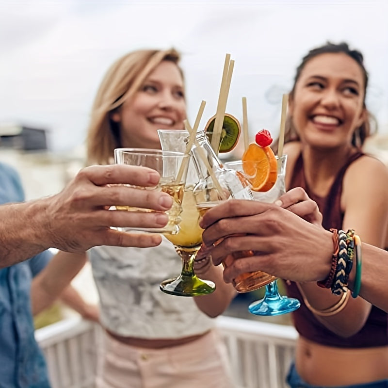 25 Sustainable Sugarcane Drinking Straws for Parties and Celebrations