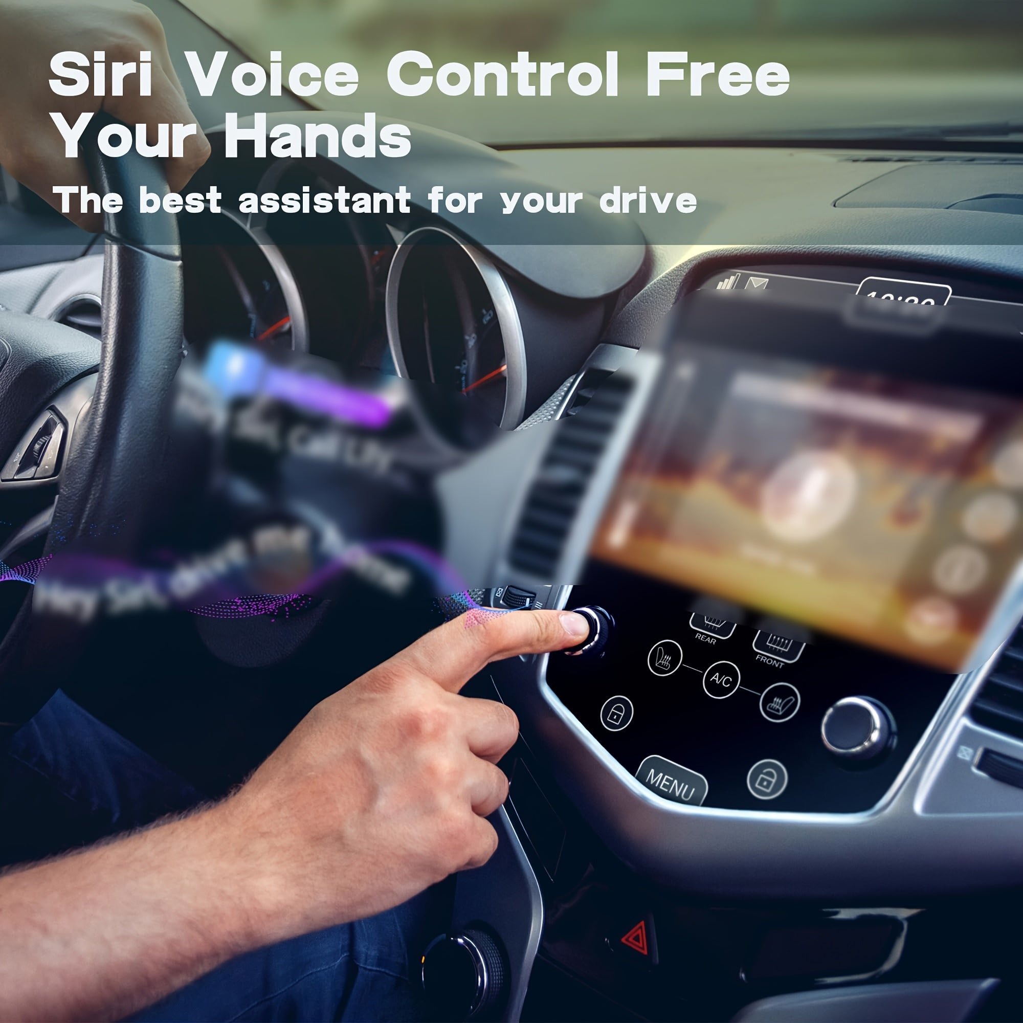 Wireless Carplay Adapter for iPhone Wireless Car Auto Voice Control Dongle