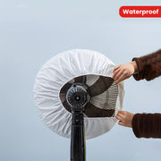 Waterproof Dustproof Fan Cover for Round Floor Fans Plastic Household Decor