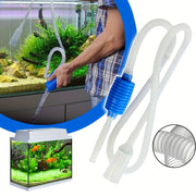 Semi-Automatic Aquarium Siphon Vacuum Cleaner Pump for Maintenance